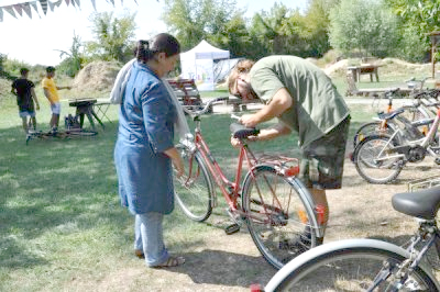 Fahrradpicknick